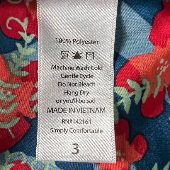 LuLaRoe Womens Floral Kimono Size 3 - Picture 10 of 11